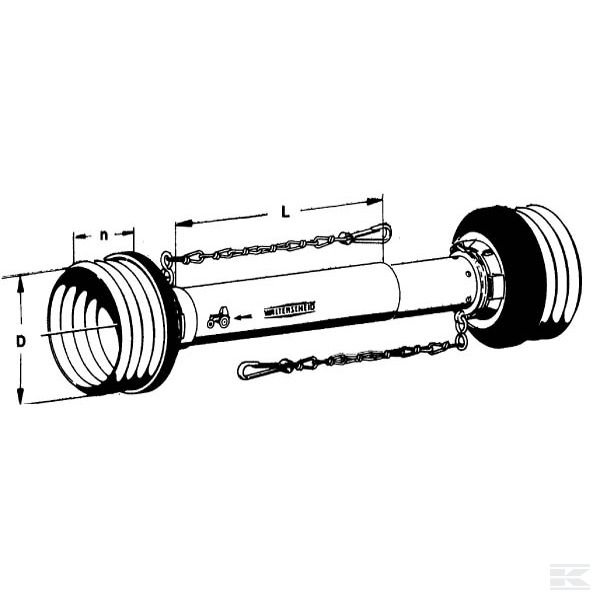 SD151000 Защита кардана в сборе