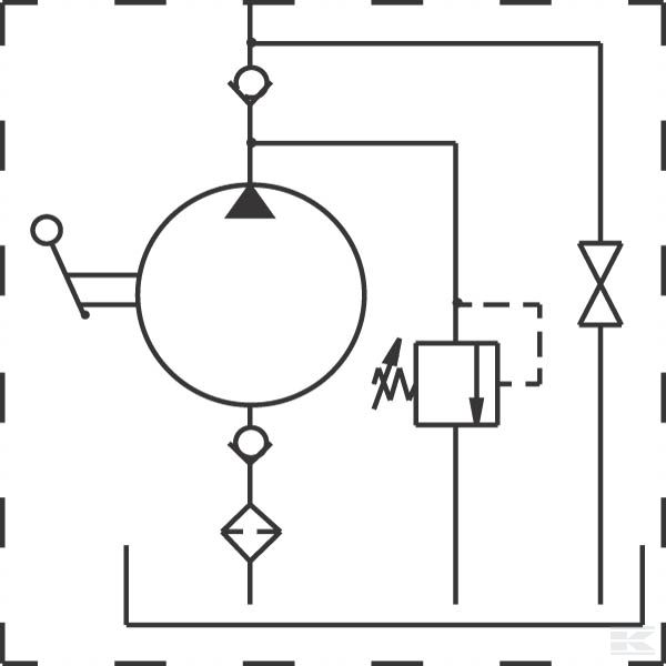 HP121M Насос ручной с баком