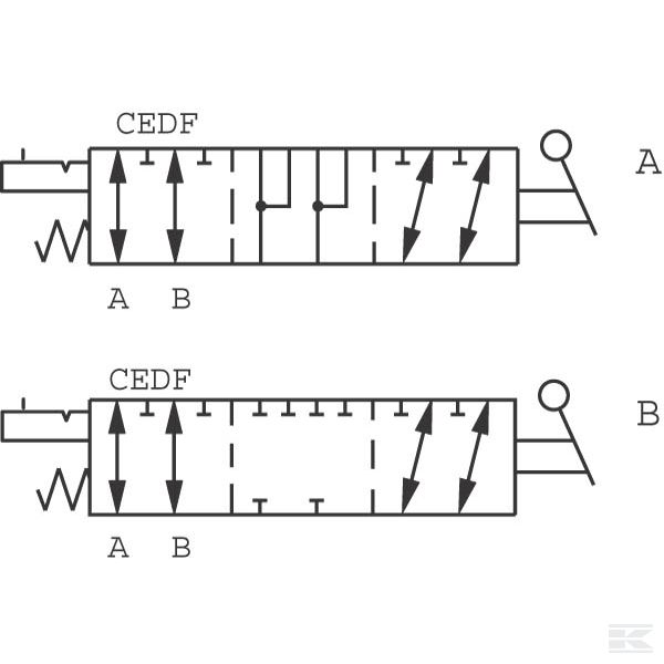 DF106005 +6-way valve DF10/6A-17