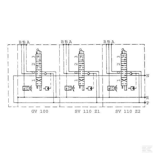 EZ2180 Набор уплотнителей для GV 100