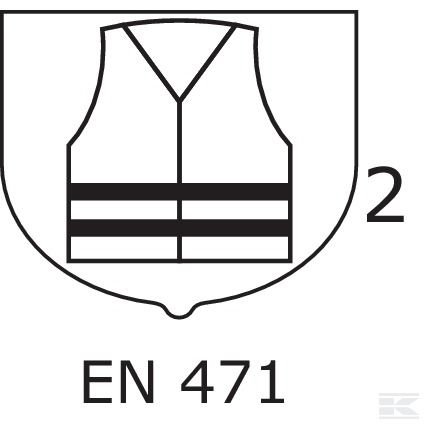 1SQ5511L Брюки кусторез Жёлтый EN471 L
