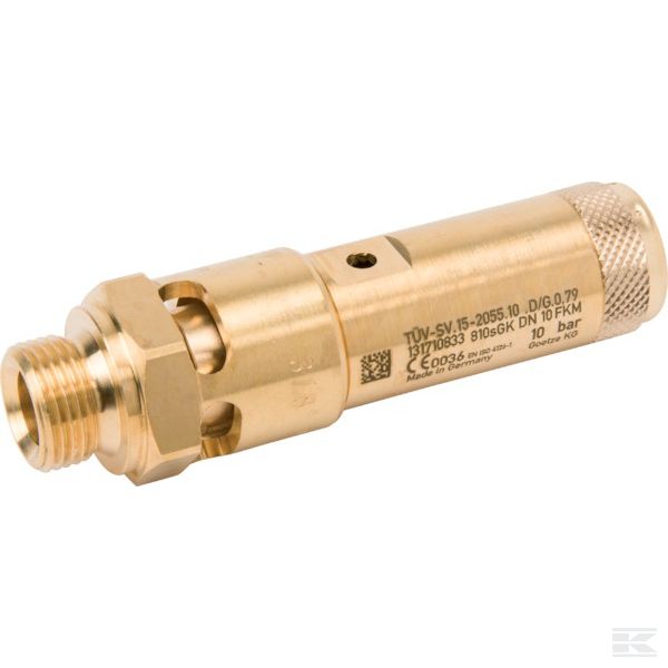 SV2122G06M10B +Safety valve 3/8"CE 10 bar
