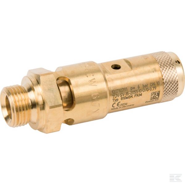 SV2122G06M06B +Safety valve 3/8"CE 6 bar