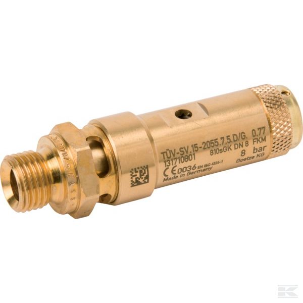 SV2122G04M08B +Safety valve 1/4"CE 8 bar