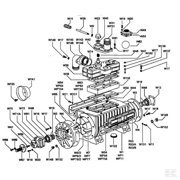WP170 Ротор B.P.