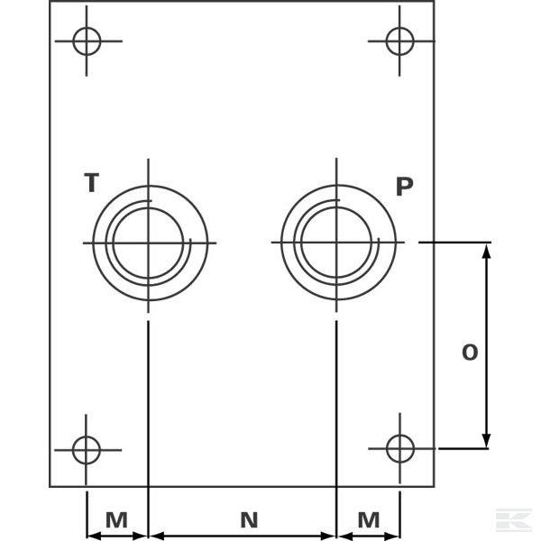 ES5A12PL Плита опорная 1/2