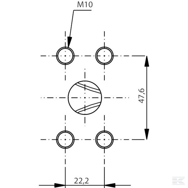 PLP2024S001S1 Шес.нас.PLP20.24,5S0-01S1-LMM/