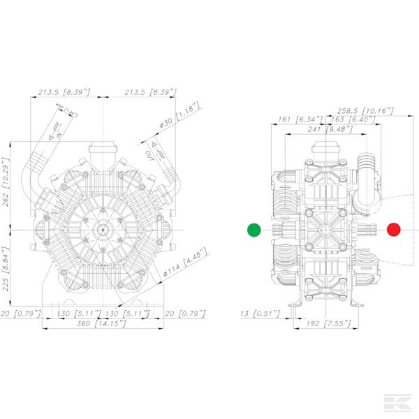 146013973VD Насос Poly 2260-VD Bertolini