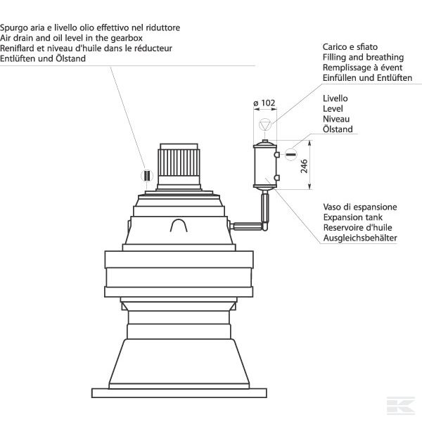 PD95703139000 Компенсационный бачок 3/8" BSP