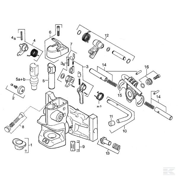 RO70514 Рычаг электровыключателя отпуска Rockinger