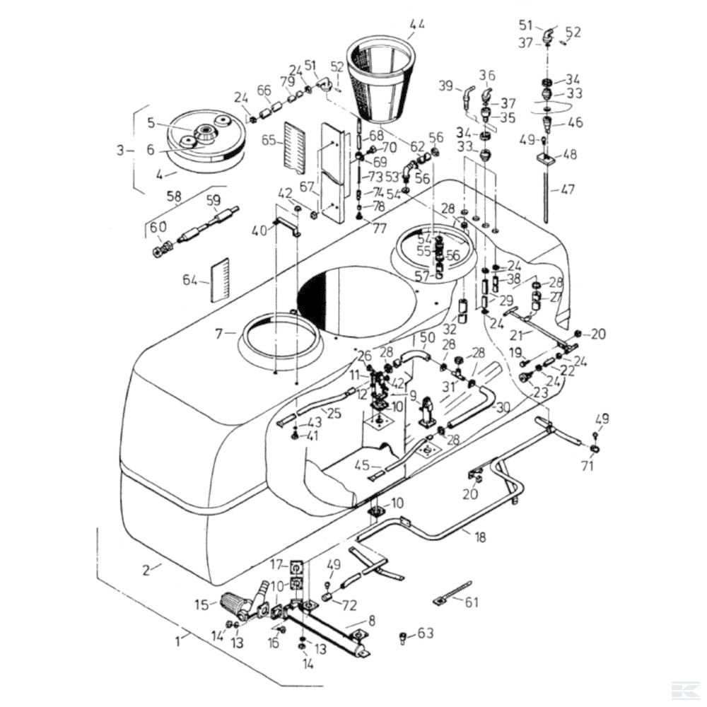 RG00010284 Наконечник 90°: 1"