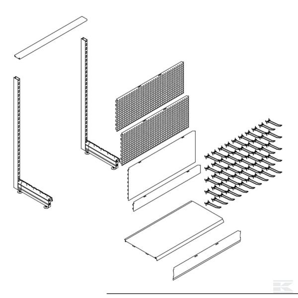 RACK1401SA Низк.ст.,д., ст.мод. с крючком