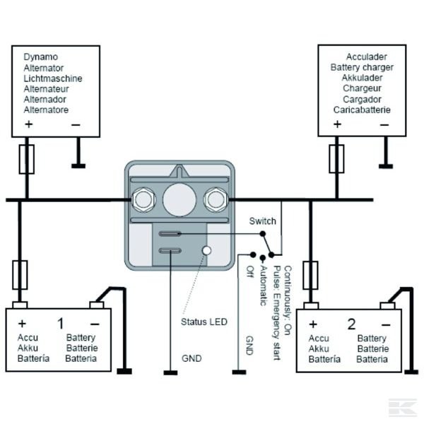 SI30120 Разделитель акк. батареи 120 A