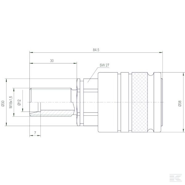 SKPF12N18N Муфта соединительная Schott 12L