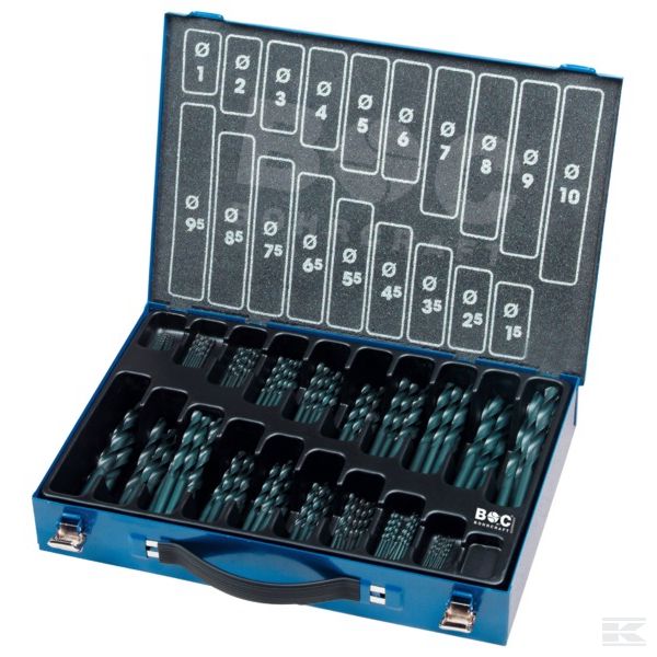 SE170R Комплект сверел по металлу 170 предм.