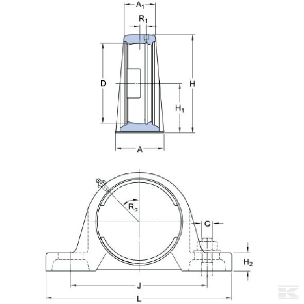 SYJ509 Корпус подшипника