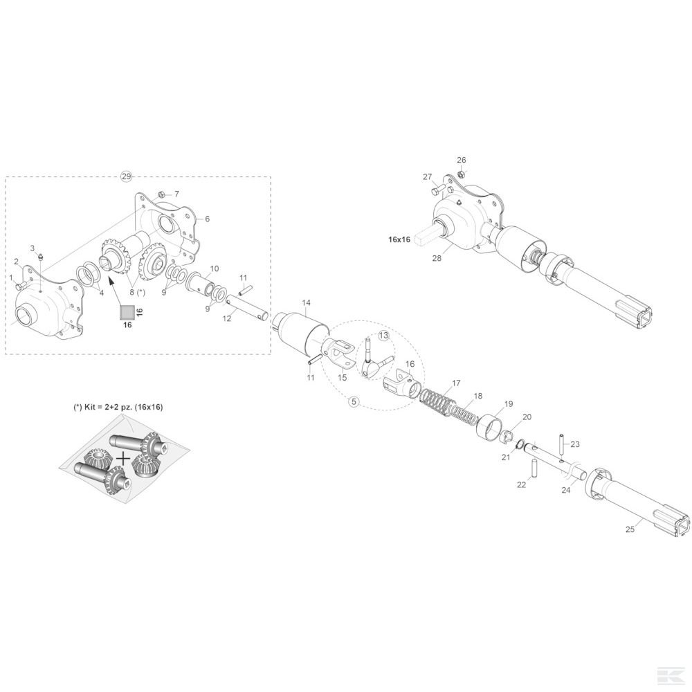 G16033200R Передаточный узел