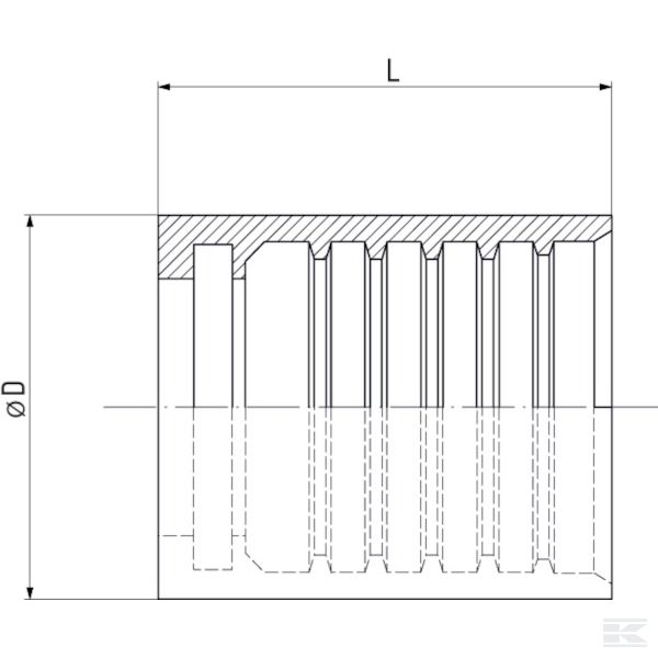 SFD1SC10RVS +Ferrule 1SC-DN10 SS