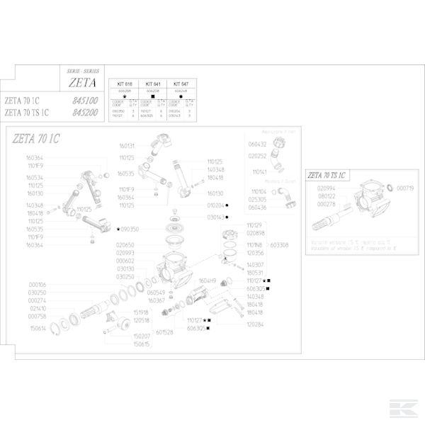 UD603308 +Oil reservoir assy "RO"
