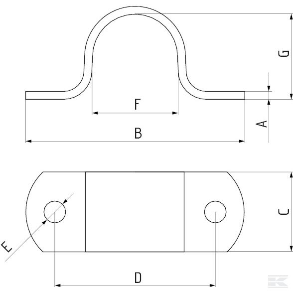 803065112FA Привинч. хомут оцинк. 1½"