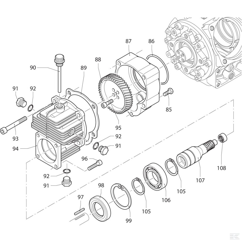 AR1569 К. кр. н. 1 3/8"-OMP/OMR 32 мм