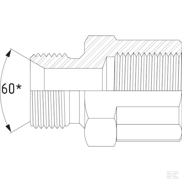 VRB0820 +Bushing 1/2 BSPx1.1/4 BSP