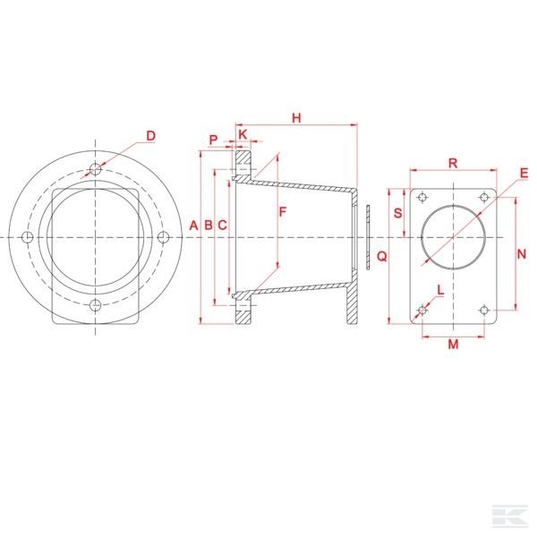 LMH401 Кронштейн крепления насоса gr.