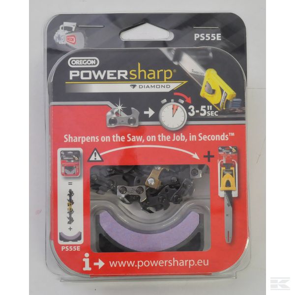 PS55E ПИЛЬН. ЦЕПЬ POWERSHARP+ЗАТОЧКА