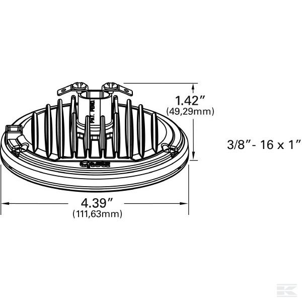 LA0638615 Фара рабочего освещения СИД PA LED