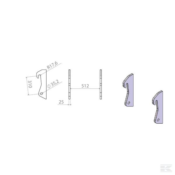 LBAATL31025S Запасной подвес