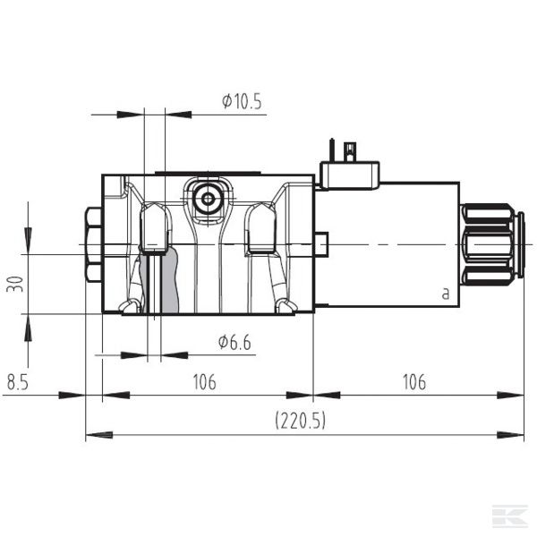 KREV05C6B012C Электромагнитный клапан NG10