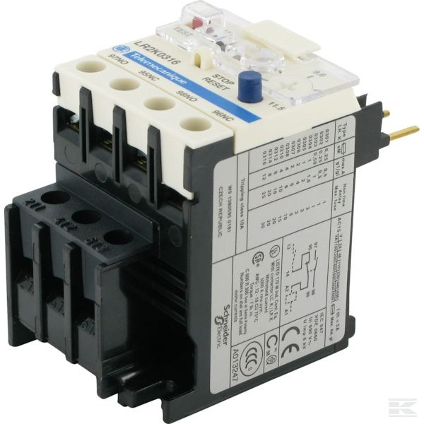 LR2K0316 Реле защ. двигателя 8-11,5A
