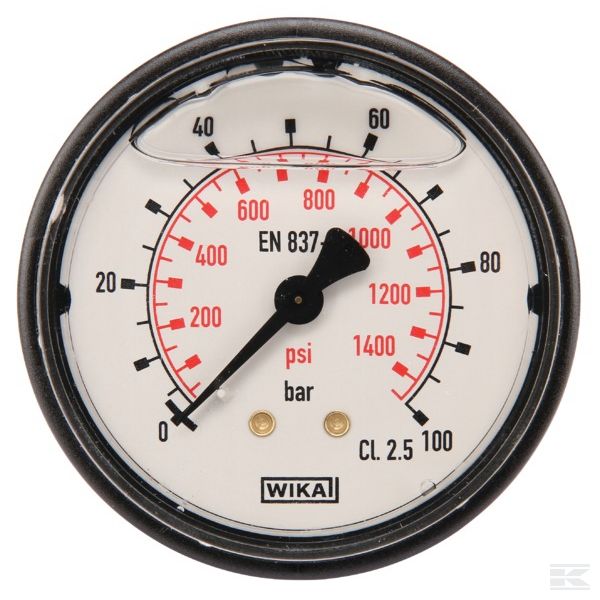 MA63100B04PLGF Манометр O63 0-100бар ¼" зад.