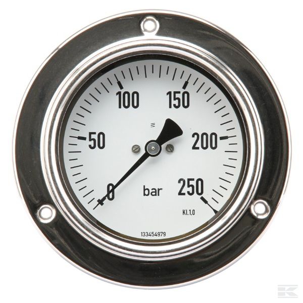 MA100250P08SSGF Маном. O100 0-250бар ½" с.пл.