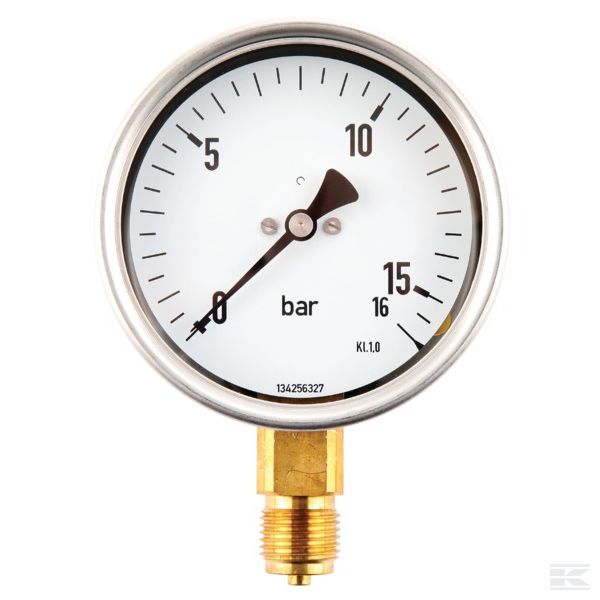 MA10016L08SSGF Манометр Ø100 0-16bar ½" unten