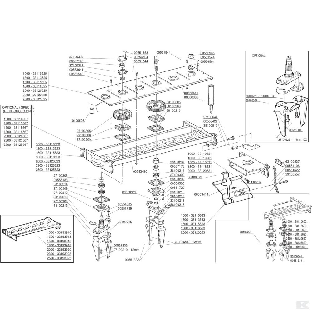 M38100215R Кожух лезвия защитный Maschio