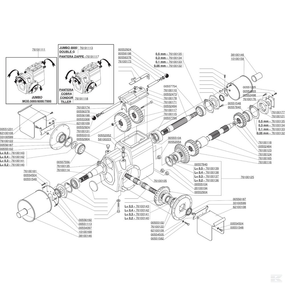 M76100143R Шайба регулировочная