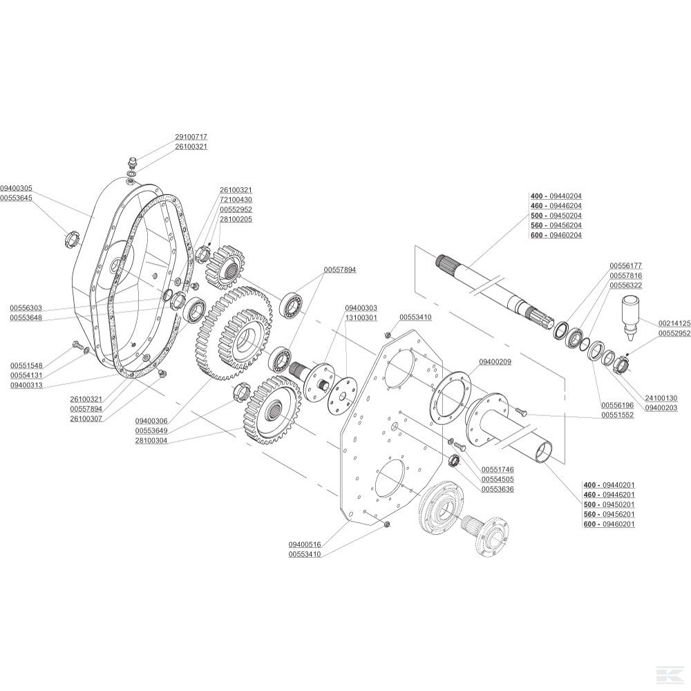 M28100304R Колесо зубчатое 32 Z. Maschio