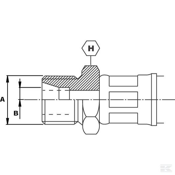 LR1318 Пресс-фитинг M18