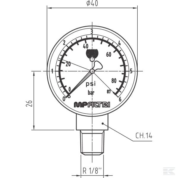 MP9V1P01 Индикатор - оптический