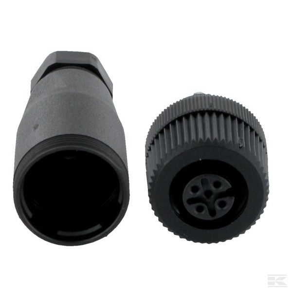M12B81510 Штекерный разъем 5 P. Fem. M12 Code-A