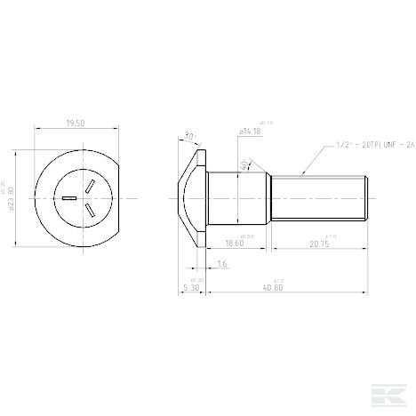 E83W1107N +Wheel bolt