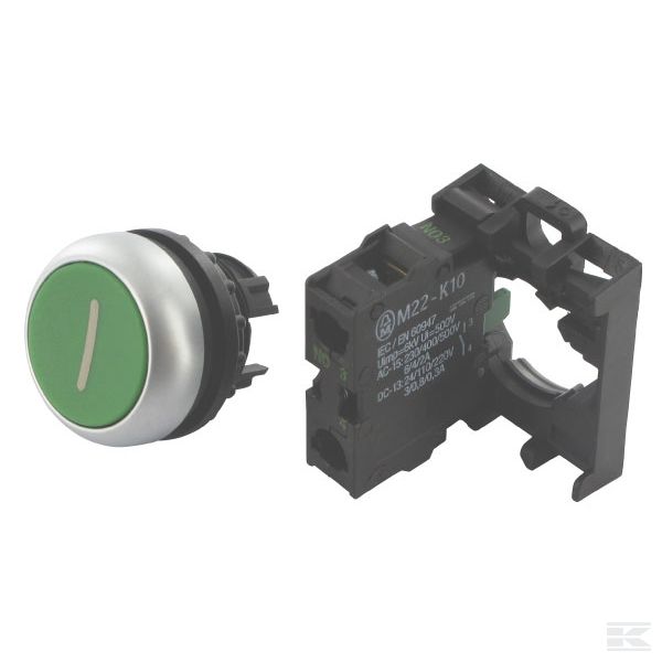 M22DGX1K10 Кнопка в сборе 1S зеленая 1