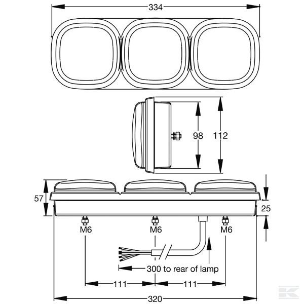 L1301LB Задний фонарь (стоп-сигнал)