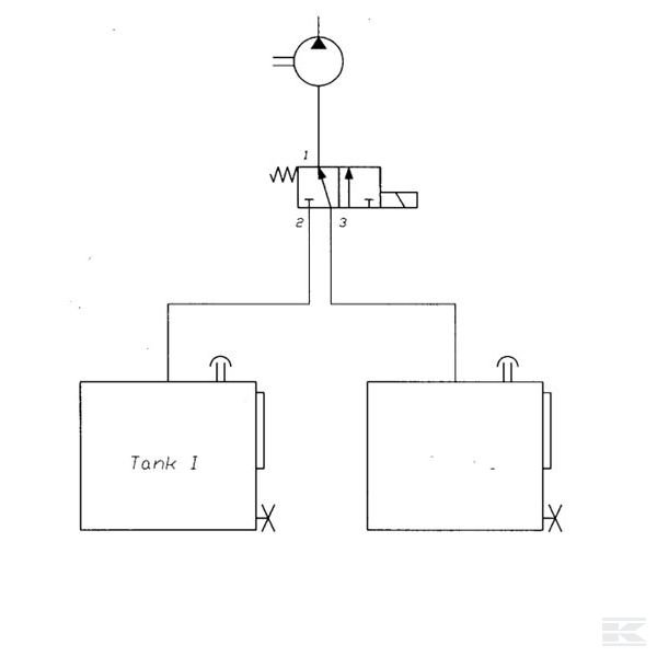 L34024V Распределительный клапан 3/2 80°C