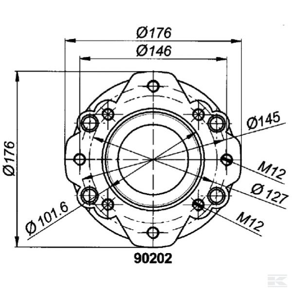 GBU359DSB Фланец насоса SAE-B