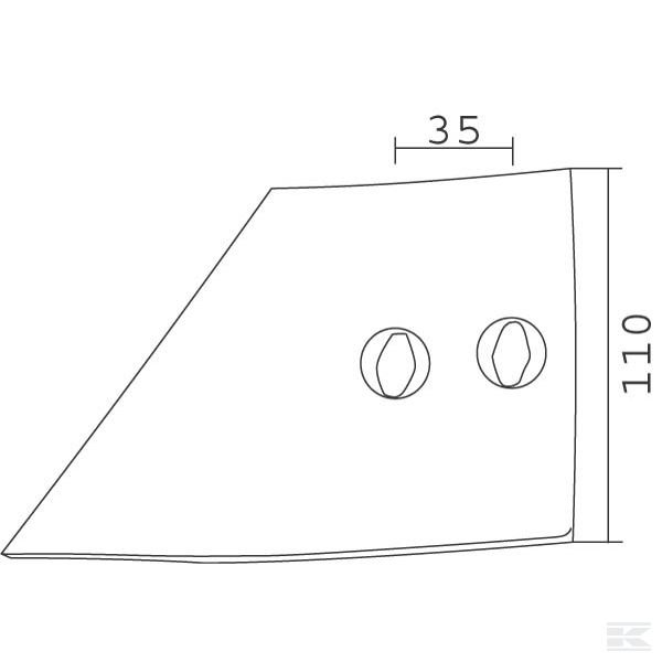 9290900Z Предплужник для запашки навоза П. D12 Krone