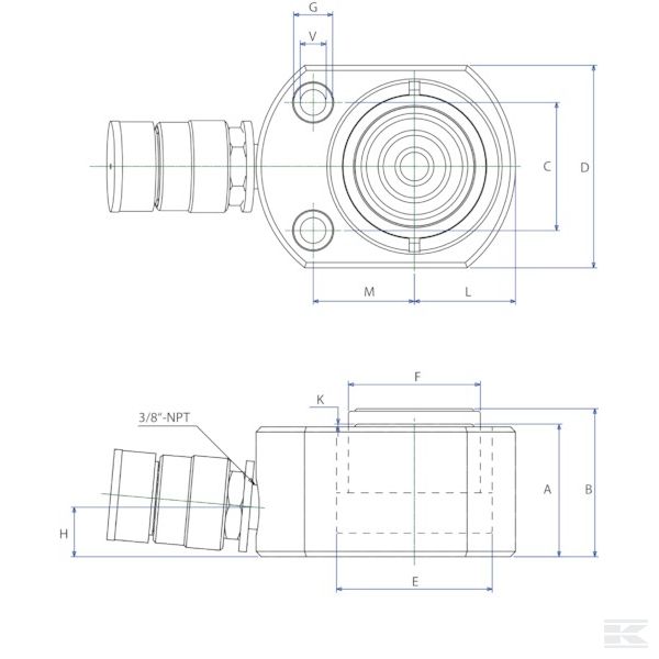 8211000 Цилиндр NSLS 1000