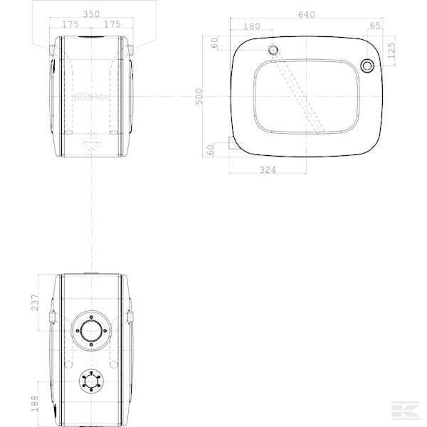 KVF90355064MF00 Бак 90л  500x640