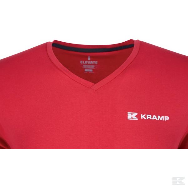KRA450600039XS +Kramp ladies red t-shirt, XS